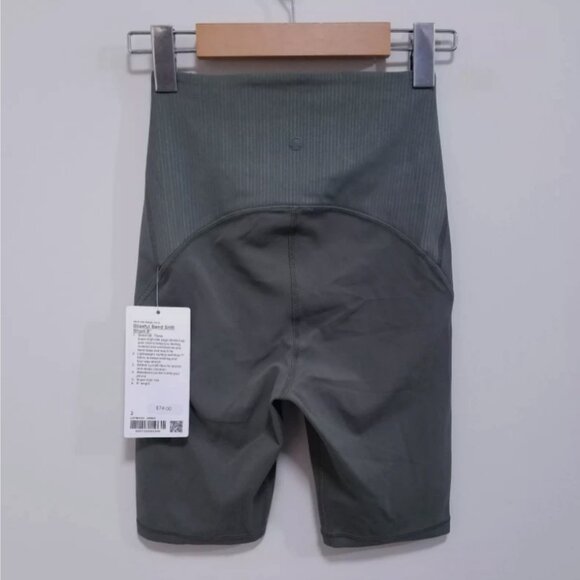 3 Lululemon Blissful Bend Boogie Shorts Tonka Stripe Angel Size 2 XXS Bundle - Picture 7 of 14